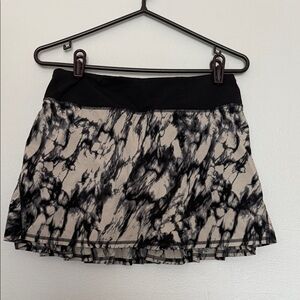Lululemon Athletica Black and White Mini Skirt